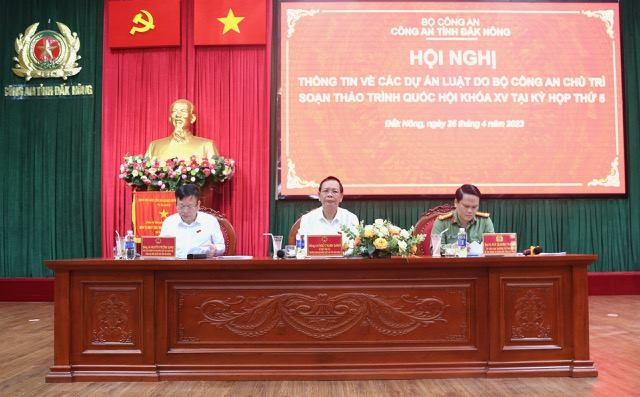 Đắk Nông: Nhiều ý kiến đồng tình, đánh giá cao các dự án Luật do Bộ Công an chủ trì soạn thảo -0