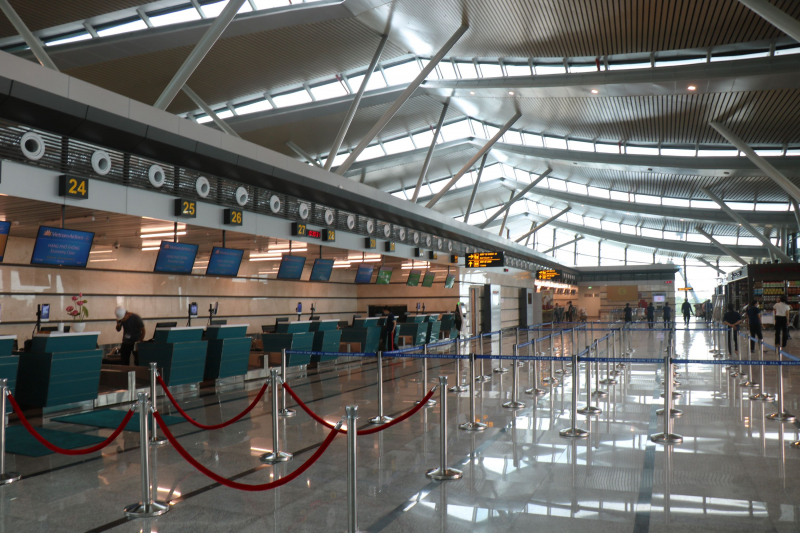 Nhà ga hàng không mô phỏng kiến trúc cung đình Huế được đưa vào khai thác -1