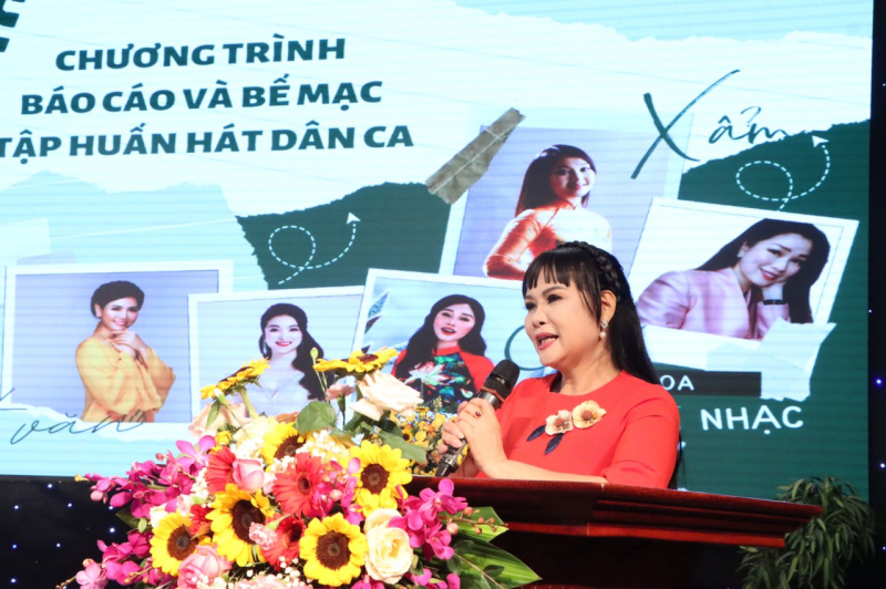 Ca sĩ – giảng viên Thanh Nhạc học hát dân ca để phát huy nghệ thuật truyền thống -0