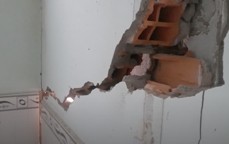 Công trình xây dựng Wink Trung tâm Cần Thơ, gây nứt, lún nhà dân -0