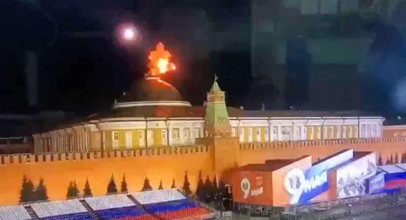 Nổ lớn liên tiếp ở Kiev sau vụ Điện Kremlin bị tập kích -0