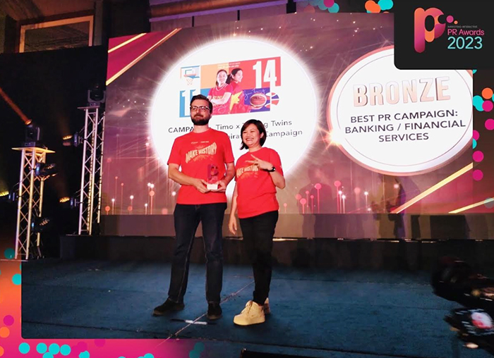 Dự án truyền cảm hứng Timo x Truong Twins được vinh danh là Dự án Truyền thông Xuất sắc nhất ngành Tài chính - Ngân hàng khu vực Châu Á Thái Bình Dương -0