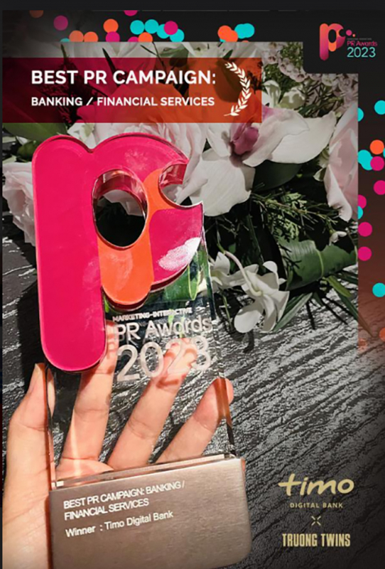Dự án truyền cảm hứng Timo x Truong Twins được vinh danh là Dự án Truyền thông Xuất sắc nhất ngành Tài chính - Ngân hàng khu vực Châu Á Thái Bình Dương -0