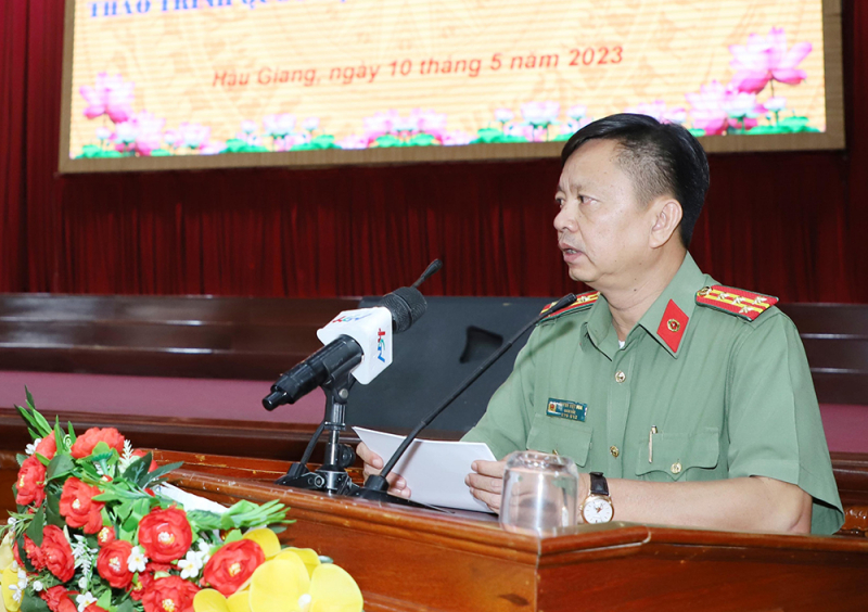 Hậu Giang lấy ý kiến đóng góp các dự án luật do Bộ Công an chủ trì soạn thảo trình Quốc hội -0