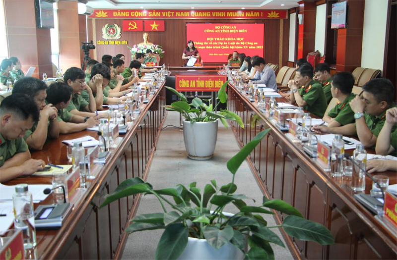 Hội thảo khoa học thông tin về Dự án luật do Bộ Công an chủ trì soạn thảo -2