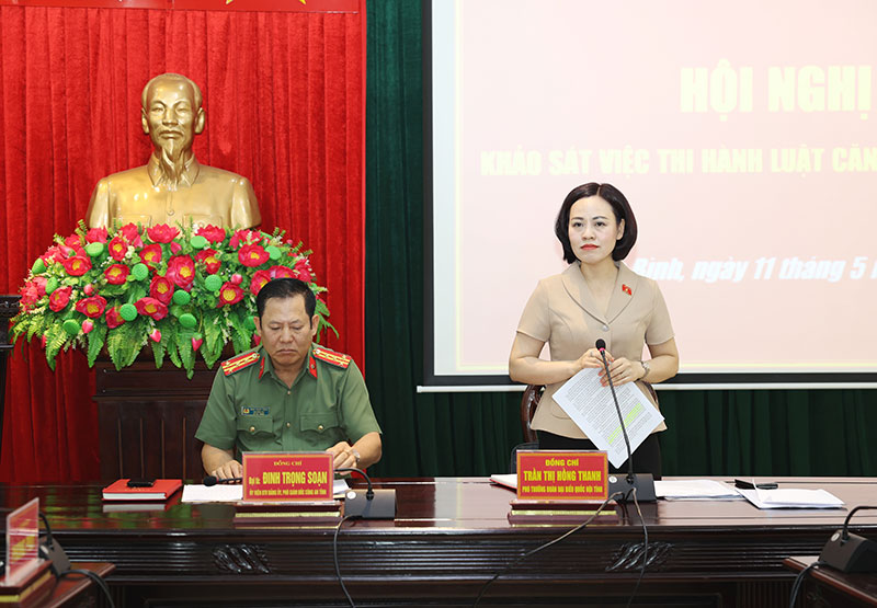 Khảo sát việc thi hành Luật Căn cước công dân tại Công an tỉnh Ninh Bình -0