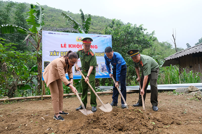 Khởi công xây dựng nhà tình nghĩa tại Cao Bằng -0