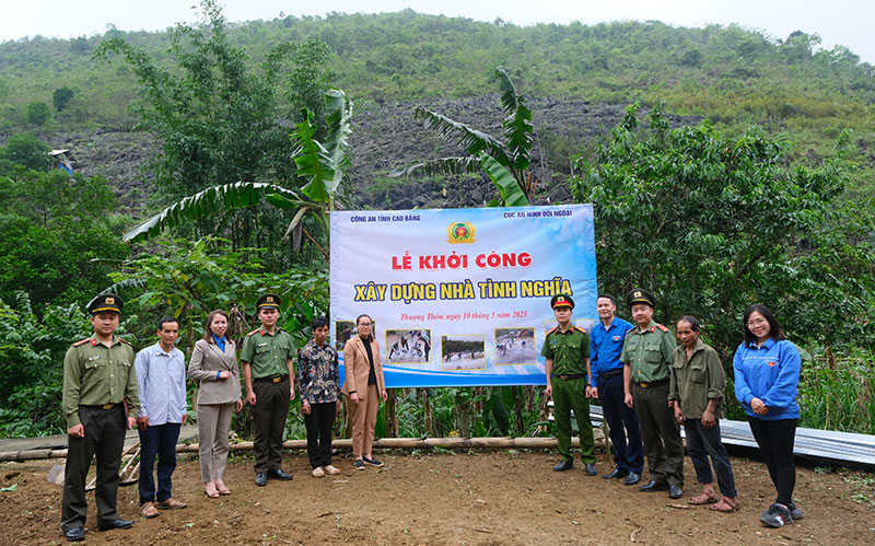 Khởi công xây dựng nhà tình nghĩa tại Cao Bằng -0