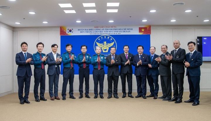 Công an TP Hồ Chí Minh kết thúc tốt đẹp chuyến thăm và làm việc tại Hàn Quốc -0