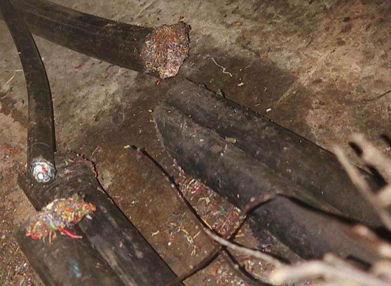 Liều lĩnh cắt cáp quang bán lấy tiền tiêu xài -0