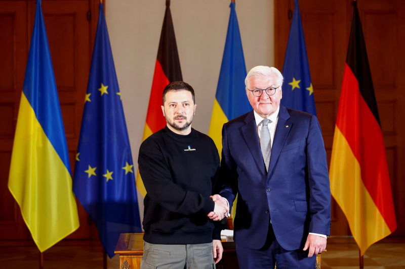 Tổng thống Ukraine làm rõ quan hệ với Đức trong chuyến thăm bất ngờ -0