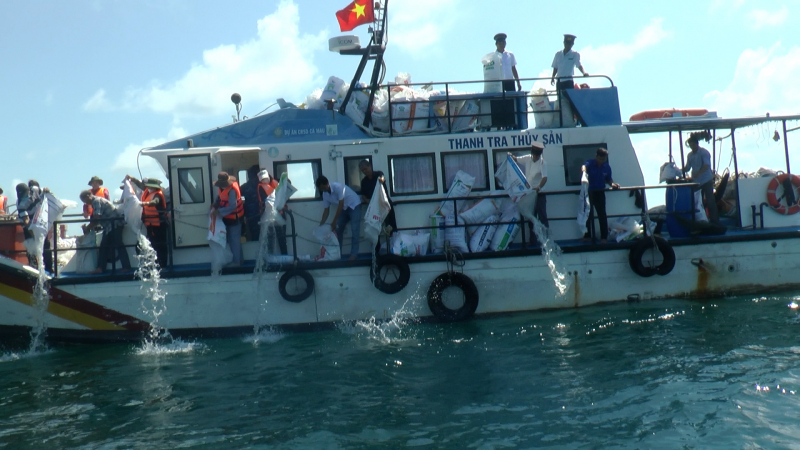 Cà Mau thả gần 6 triệu con giống tái tạo nguồn lợi thủy sản  -2