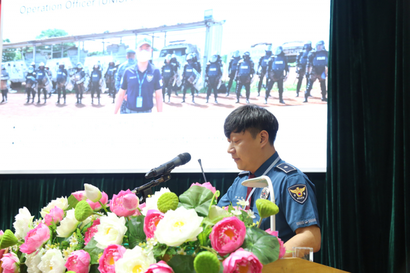 Đào tạo sĩ quan Cảnh sát đáp ứng tiêu chuẩn làm việc trong môi trường quốc tế -0