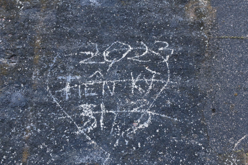 Tình trạng viết, vẽ bậy làm xấu hình ảnh di tích Kinh thành Huế -0