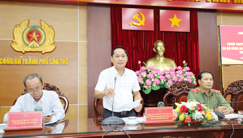 Công an TP Cần Thơ lấy ý kiến đóng góp các dự án luật do Bộ Công an chủ trì soạn thảo trình Quốc hội  -0