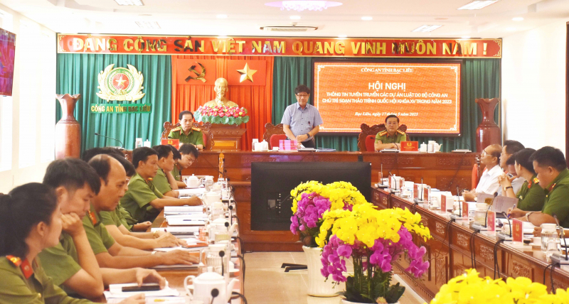 Đẩy mạnh tuyên truyền các dự án Luật do Bộ Công an chủ trì soạn thảo -0