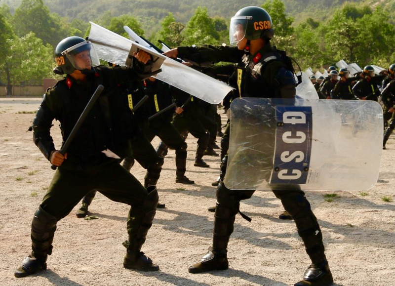 Trung đoàn CSCĐ Nam Trung bộ bế giảng khóa huấn luyện công dân thực hiện nghĩa vụ CAND năm 2023 -0