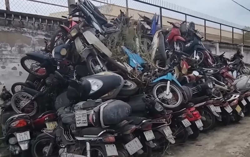 Giải phóng các kho chứa xe vi phạm giao thông, đấu giá 5.328 phương tiện -0