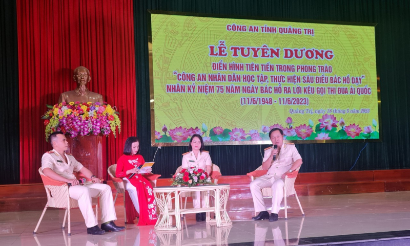 Tuyên dương 75 tập thể, cá nhân Công an Quảng Trị thực hiện tốt Sáu điều Bác Hồ dạy CAND  -0