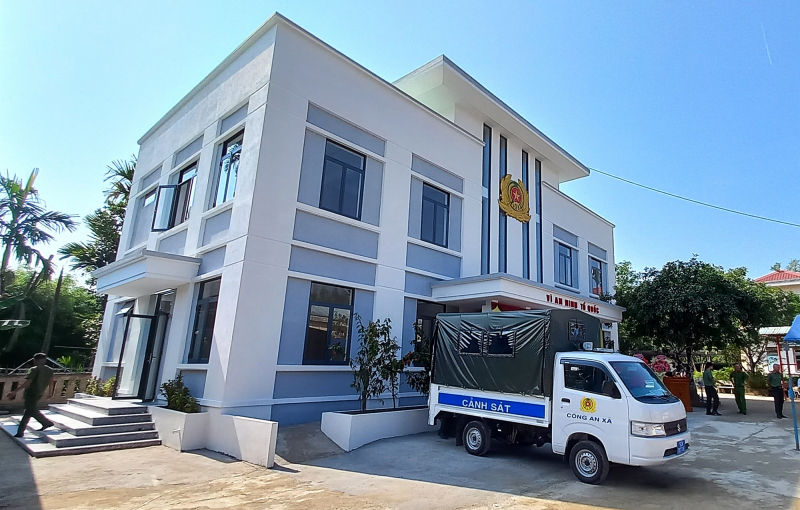 Khánh thành trụ sở Công an xã đầu tiên tại Quảng Nam -0
