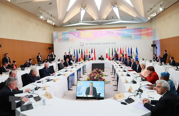 Thủ tướng Phạm Minh Chính nêu thông điệp tại phiên họp G7 mở rộng -0