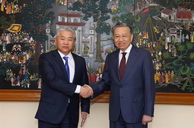 Mongolian National Security Council visits Vietnam's Ministry of Public Security -0