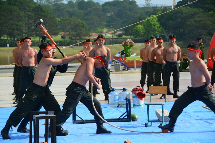 Hơn 800 CBCS tranh tài ở hội thi quân sự, võ thuật -3