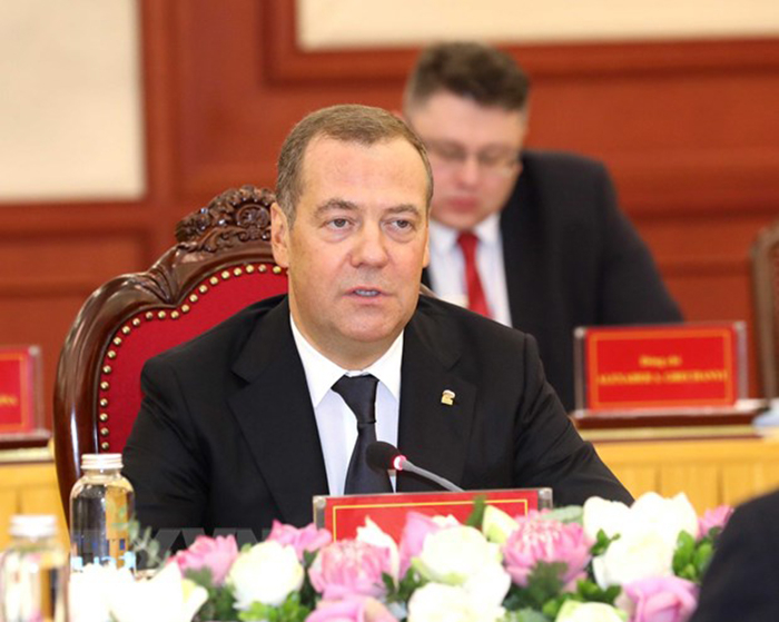 Tổng Bí thư hội đàm với Chủ tịch Đảng Nước Nga Thống nhất -0