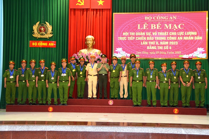 Công an tỉnh Lâm Đồng giải Nhất toàn đoàn hội thi quân sự, võ thuật -0