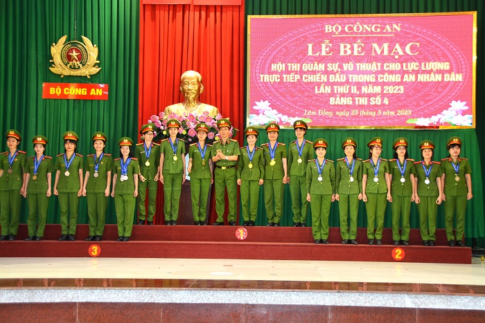 Công an tỉnh Lâm Đồng giải Nhất toàn đoàn hội thi quân sự, võ thuật -0