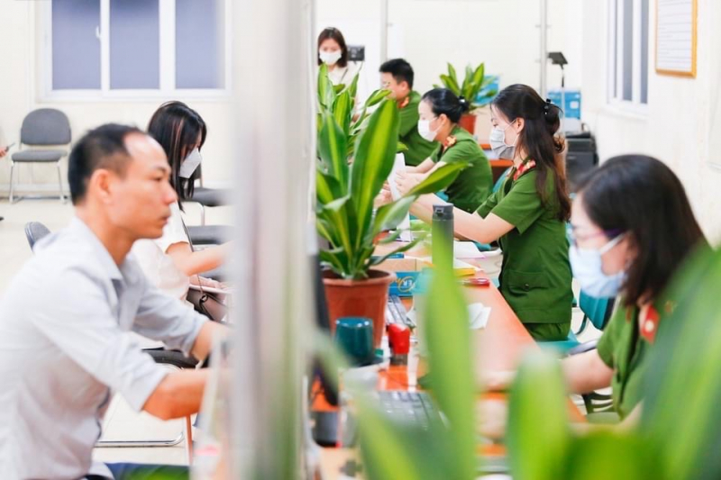 Có 27 xã, phường tại Hà Nội cán đích hoàn thành chỉ tiêu cấp 100% CCCD gắn chip -0