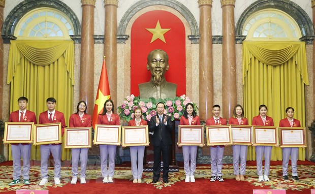 Chủ tịch nước biểu dương các 'gương mặt vàng' của Thể thao Việt Nam -0