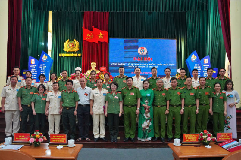 Đại hội đại biểu Công đoàn cơ sở Trường Đại học PCCC nhiệm kỳ 2023-2028 -0