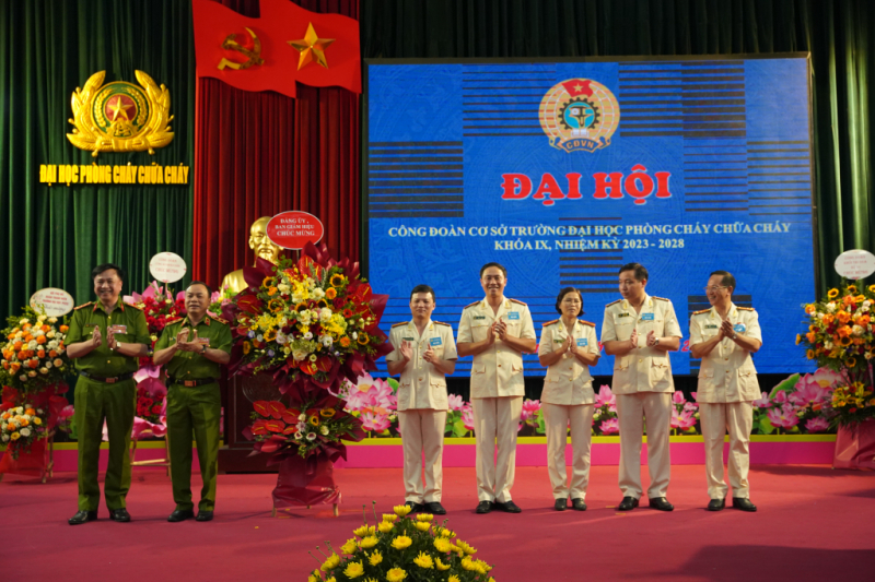 Đại hội đại biểu Công đoàn cơ sở Trường Đại học PCCC nhiệm kỳ 2023-2028 -0