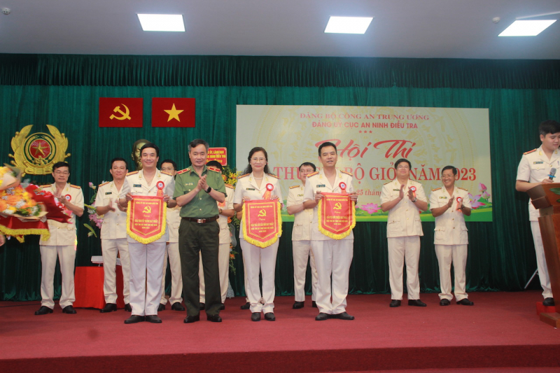 11 thí sinh tham dự hội thi Bí thư chi bộ giỏi Cục An ninh điều tra, Bộ Công an  -1