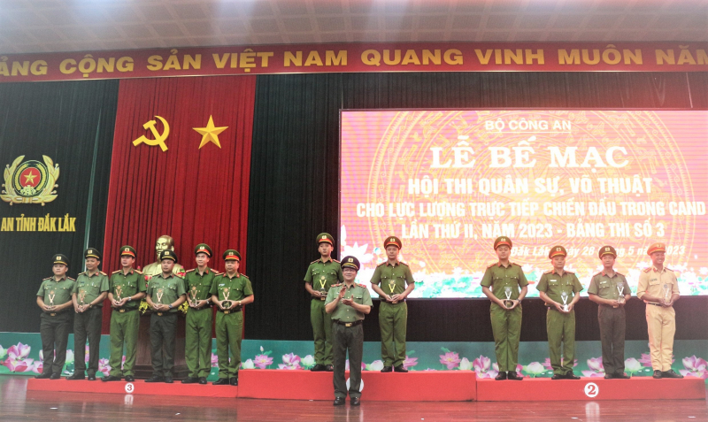 Bế mạc vòng loại hội thi quân sự, võ thuật CAND bảng thi số 3 -0