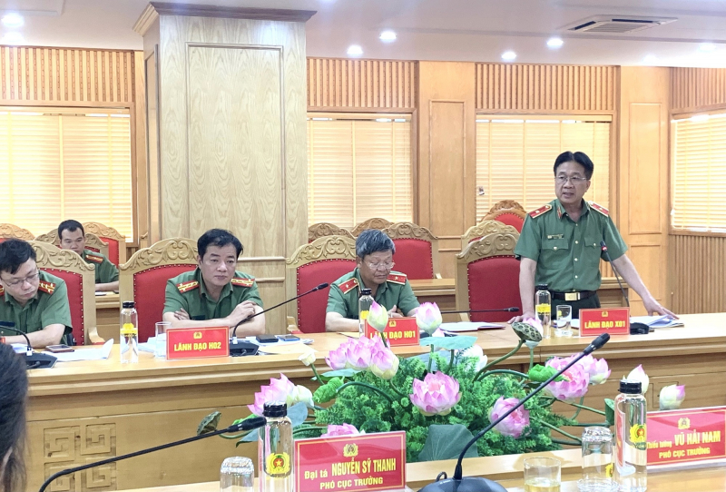 Thứ trưởng Lê Văn Tuyến làm việc với Cục Y tế nhằm rà soát, đánh giá toàn diện công tác y tế trong CAND -0