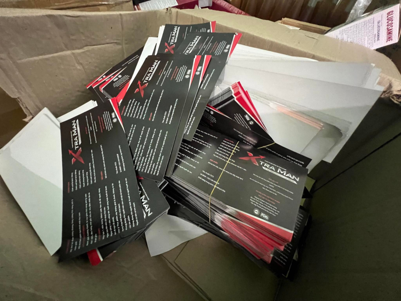 Hàng chục nghìn lọ thực phẩm chức giả được 