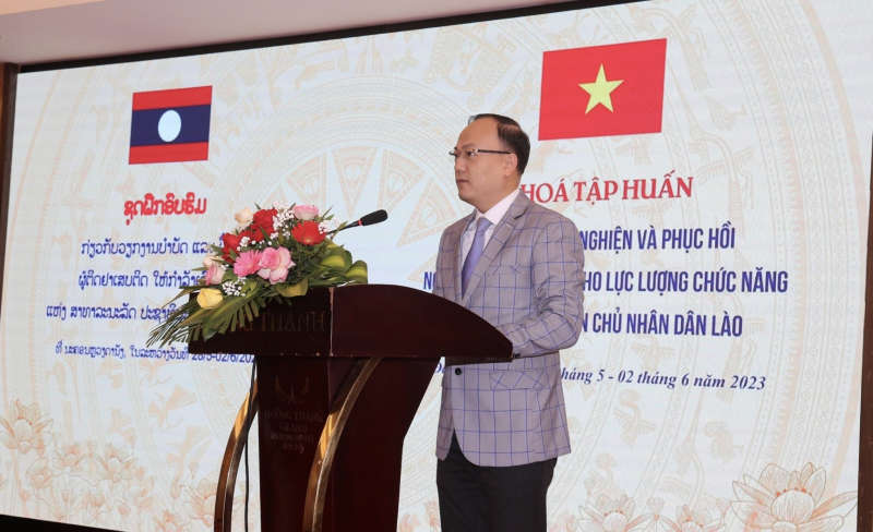 Tập huấn công tác cai nghiện ma túy cho lực lượng chức năng nước Cộng hòa DCND Lào -0