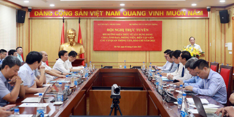 Bồi dưỡng kiến thức xây dựng Đảng cho các cơ quan thông tấn, báo chí -0