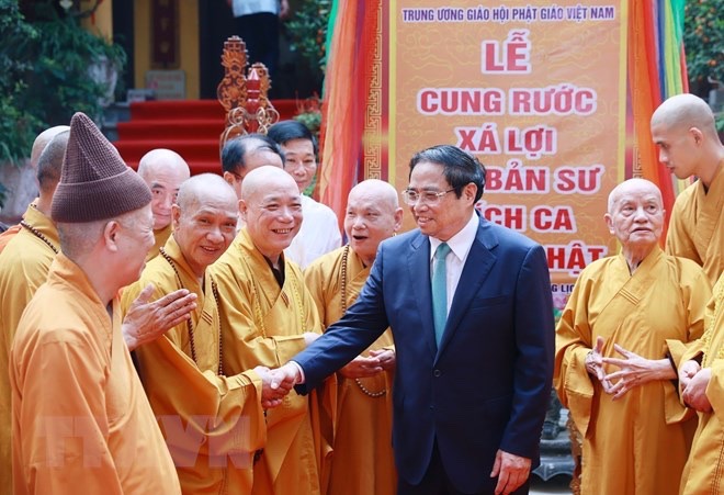 Thủ tướng Phạm Minh Chính chúc mừng Giáo hội Phật giáo Việt Nam nhân nhúng Đại lễ Phật đản -Phật lịch 2567 -0