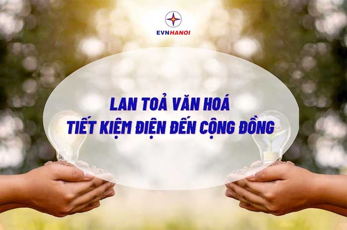 EVNHANOI sử dụng loa phát thanh tuyên truyền tiết kiệm điện -0