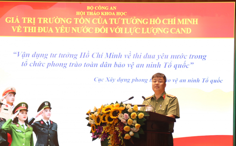 Phát huy giá trị trường tồn của tư tưởng Hồ Chí Minh về thi đua yêu nước đối với lực lượng CAND -0