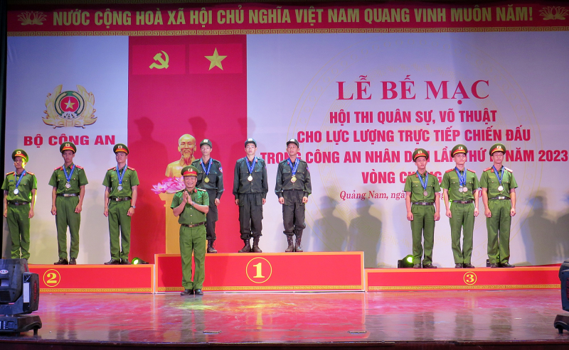 Bế mạc vòng chung kết Hội thi quân sự, võ thuật cho lực lượng trực tiếp chiến đấu trong CAND -0