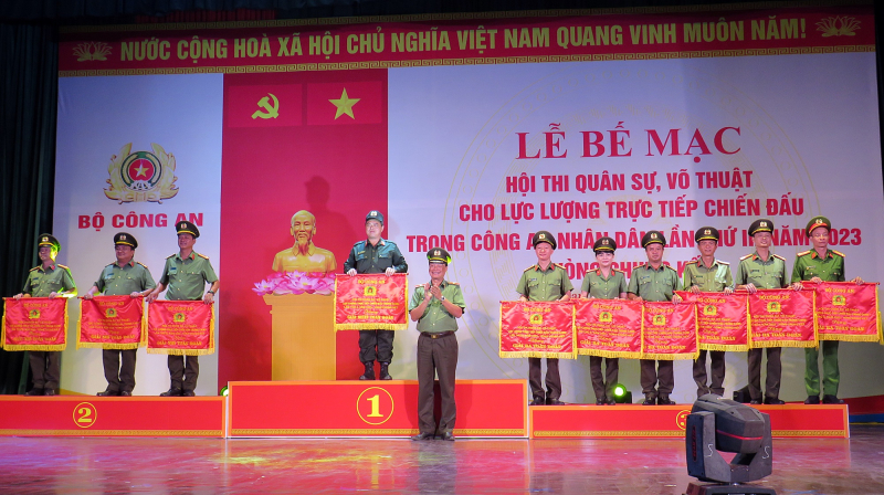 Bế mạc vòng chung kết Hội thi quân sự, võ thuật cho lực lượng trực tiếp chiến đấu trong CAND -0