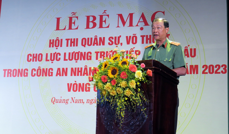 Bế mạc vòng chung kết Hội thi quân sự, võ thuật cho lực lượng trực tiếp chiến đấu trong CAND -0