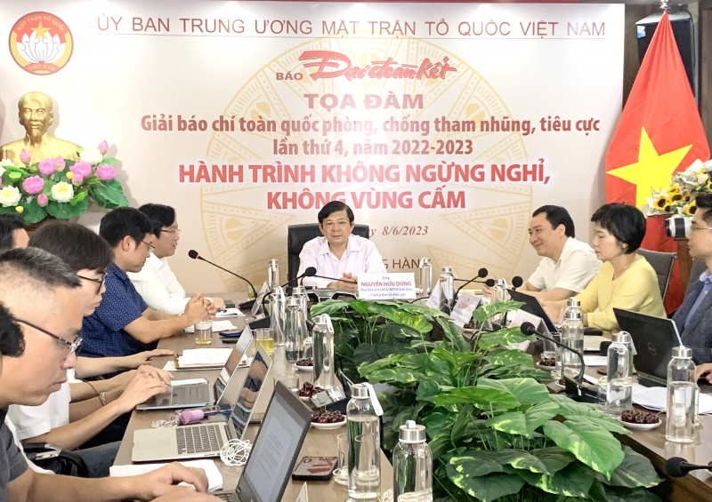 Tọa đàm về giải báo chí phòng chống tham nhũng, tiêu cực lần thứ tư “Hành trình không ngừng nghỉ, không vùng cấm” -0