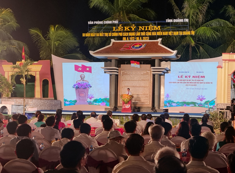 Tổ chức trọng thể Lễ kỷ niệm 50 năm ra mắt Chính phủ Cách mạng lâm thời miền Nam Việt Nam -0