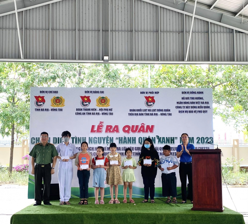 Tuổi trẻ Bà Rịa-Vũng Tàu ra quân Chiến dịch tình nguyện Hành quân xanh năm 2023 -0