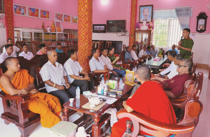 Hiệu quả mô hình sư sãi và phật tử Sóc Trăng tham gia phòng chống tội phạm -0